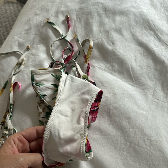 Dolce&Gabbana floral print Triangle Two-Piece Bikini Set swimwear - pink s/m - Picture 9 of 10